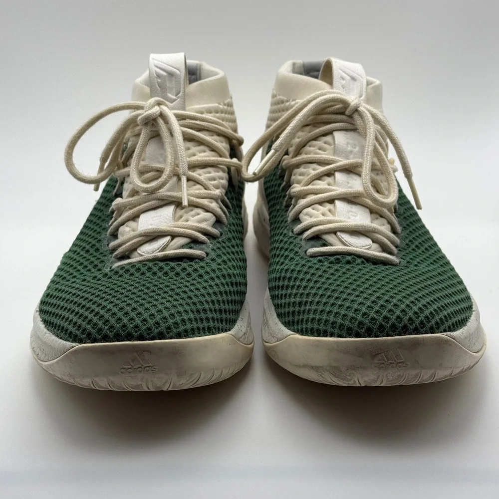 Adidas Dame 4 Bulls Mens Basketball Shoes Green Cream Size 16